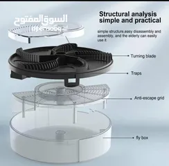  5 مصيدة الذباب والبعوض الكهربائية