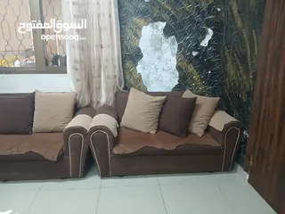  3 طقم  كنب كامل حرف L + مفردة وثنائية