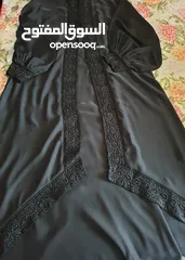  4 عباءه سوداء مستعمل قياس L