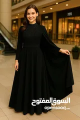  3 فستان سهر ستاتي شيفون