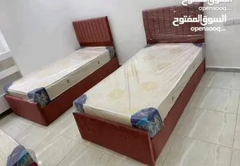  2 سراير مراتب كمود