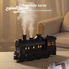  4 قطار البخار الصغير مش بس ملطف جو... تحفة فنية تنفث راحة وعطر! عيش تجربة بخار خرافية... جو دافئ،