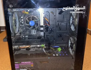  4 كمبيوتر العاب مع شاشه قيمنق معاه Gaming pc with a gaming screen