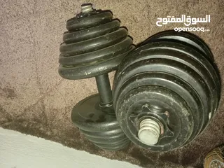  2 دنابل 20kg، استخدام خفيف