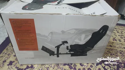  7 كرسي ريسنج + Logitech G923 + جير + هاند بريك Racing chair+Logitech G923+Gear+Handbrake.