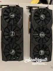  1 Two GTX 1080 OC 8 GB (can be used SLI)