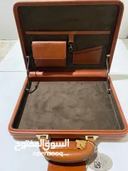  2 ostrich leather