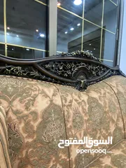  4 طقم كنب صناعه حلبية 7 مقاعد ثلاثيه