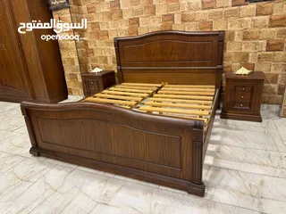  4 غرفة نوم خشب لاتيه 18 وكاله التوصيل ل عمان والزرقاء مجاناً