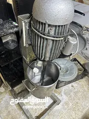  1 خلاط للحمص صناعي للمطاعم شفرتين مع طنجرة