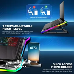  4 ستاند تبريد لابتوب FANTECH NC22 جديد من BLUE BELT