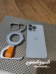  3 ايفون 15 pro max   256GB مستعمل شهر فقط