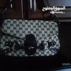  14 GUCCI black hand bag