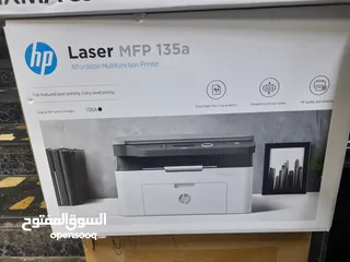  2 Hp laser mfp 135a multifonction noir et blanche