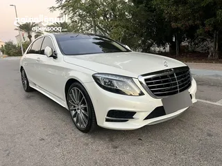  7 مرسيدس S 400 خمس فصوص، خليجي موديل 2016،