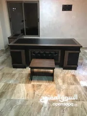  28 مكتب قياس 160*80 مع جانبيه وطاولة وسط خشب لامينت مستورد بسعر المصنع تفصيل جميع الموديلات جميع المقاس