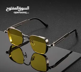  13 نظارات عصرية بإطار معدني مربع بتصميم ستيمبانك ريترو للرجال والنساء، مناسبة للمناسبات والحفلات والمهر