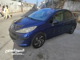  5 بيجو 207 موديل 2008 للبيع بحالة جيدة في نابلس