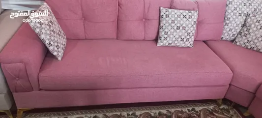  3 طقم كنب كورنر مع صوفا بيد
