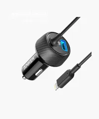  2 شاحن السيارة ANKER PowerDrive 2 Elitewith Lightning Connector