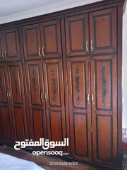 2 غرفة نوم مكونة من سرير مفرد ونص مع خزانة طابقين 6 درفات مستعمل للبيع / عمان شفابدران الكوم