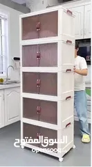  3 توفر من جديد لكثرة الطلب دولاب فانتازيا 5 طبقات مزود بعجلات  وفرنالك المنتج الأكثر طلباً