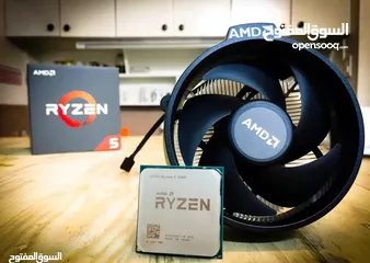  1 CPU معالج  Ryzen R5 2600