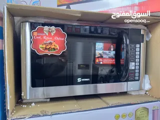  2 ميكروويف سايونا 34 لتر لون سلفر