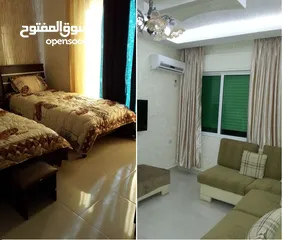  3 ستوديو فاخر غرفة وصالة مع بلكونة مقابل البوابة الشمالية - الجامعة الاردنية. الجبيهة