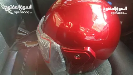  20 خوذه خوذ سائق دراجه ناريه مبطنه  بسعر محروق  4 الوان
