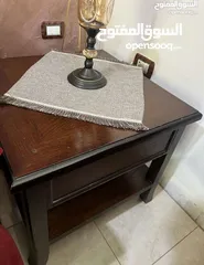  2 طاولات جانبيات عدد 2خشب محلي مش مضفوط