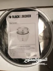  4 Black&decker rice cooker طنجرة طبخ الأرز على البخار
