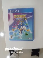  1 شربط لعبة sonic colors ultimate ps4