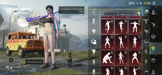  23 حساب ببجي للبيع لفل عالي 74