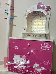  9 غرفة نوم اطفال هيلو كيتي خشب ممتاز  بسعرررررمغررررري