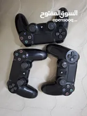  3 بلستيشن 4 مستعمل نظيف جدا  Used PlayStation 4, very clean