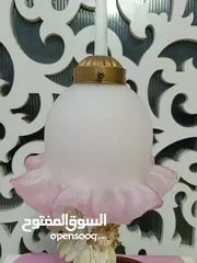  7 اضاءة غرفة جانبية تيبل لمب انتيك مجدد على شكل ملاك واجنحة ب اضاءة متعددة