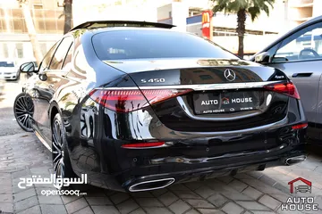  4 الجوهرة مرسيدس اس كلاس مايلدهايبرد وارد وكفالةوكالة2021 Mercedes S450 4MATIC Mild Hybrid AMG Package