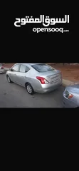  2 نيسان صني موديل 2012 لون سلفر فحص كامل جمرك لم تعمل سياحي بحاله ممتازه