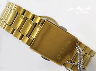  2 ساعة جديدة نوع سالكو ماكينة ياباني لون مكفول و ضد المي و اضاءة للبيع
