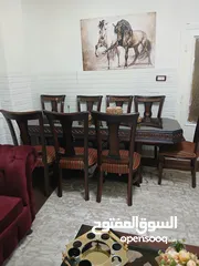  2 طاوله سفره خشب صلد وزان بحاله الوكاله