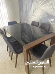  8 للبيع أثاث منزلي شبه جديد – استعمال أقل من سنة فقط