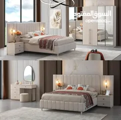  4 غرف نوم خشب لاتيه 18 مل بالكامل ملبس ميلامين