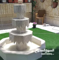  5 عرض على نوافير وشلالات وبابكيو حواض زريعه جميع انواع الحجر البناء والديكورات