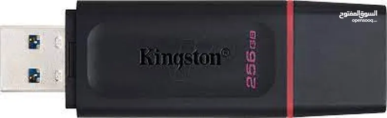  6 Kingston Data Traveler 256GB USB 3.2 Flash Drive فلاشه يو اس بي من كنجستون بحجم 256 جيجا 