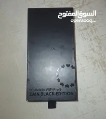  3 New Router 5G Mobile WiFi Pro 5 ZAIN BLACK EDITION for sale