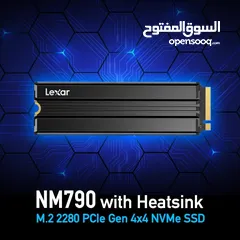  4 1TB (1000GB) LEXAR NM790 M.2 NVME GEN4 3D NAND 50X SPEED DESKTOP - LAPTOP GAMING SSD 7400MB