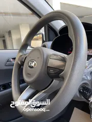  14 كيا بيكانتو مورنينج 2017 فحص كامل كرت ابيض بحالة الوكالة (شاشة+حساسات خلفية+كاميرا)