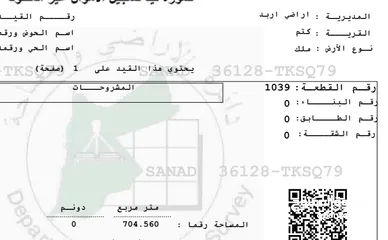  2 ارض للبيع وادي حسان