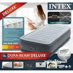  1 فرشة هوائية قابلة للنفخ - مفردة- ماركة intex للبيع